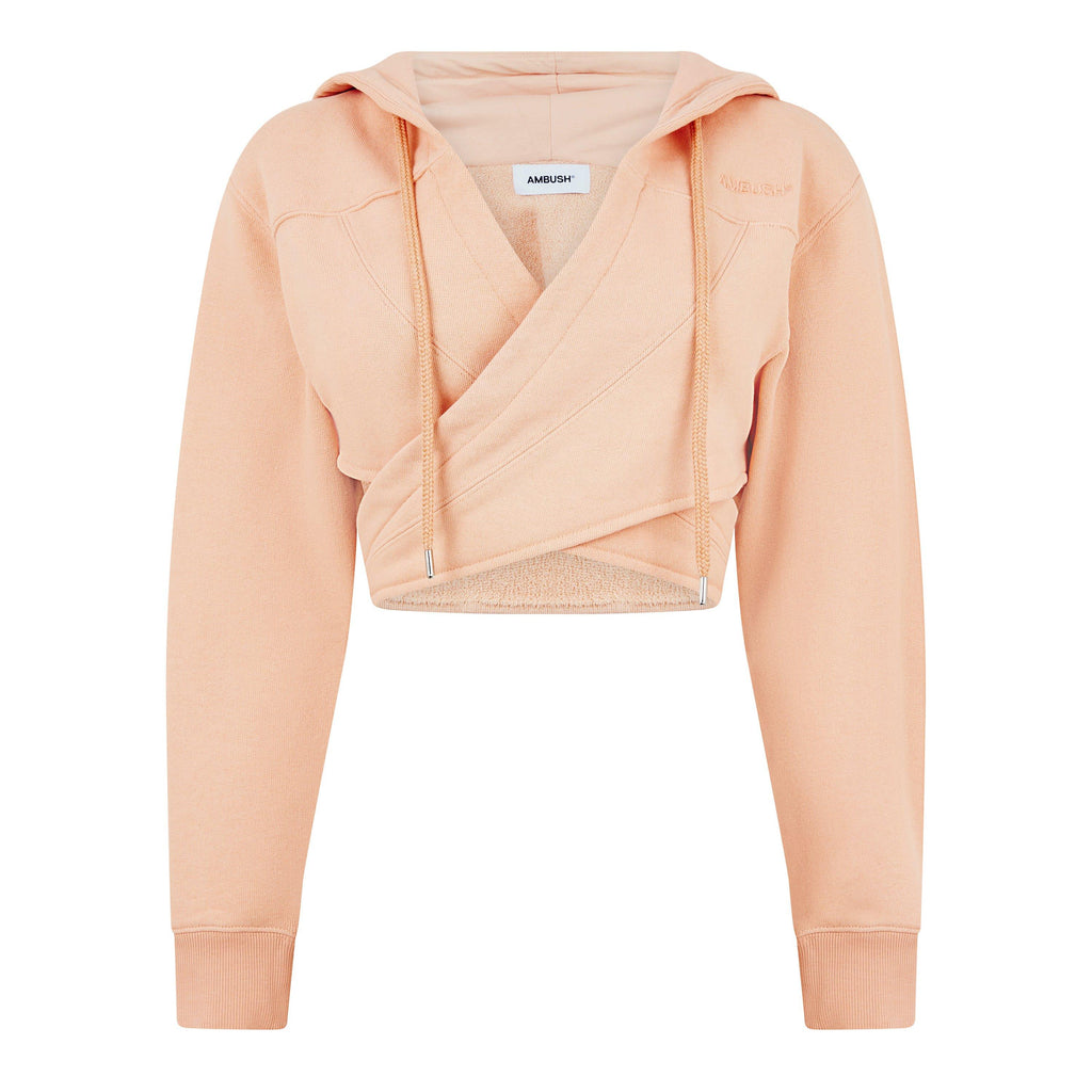 Wrap Cropped Hoodie