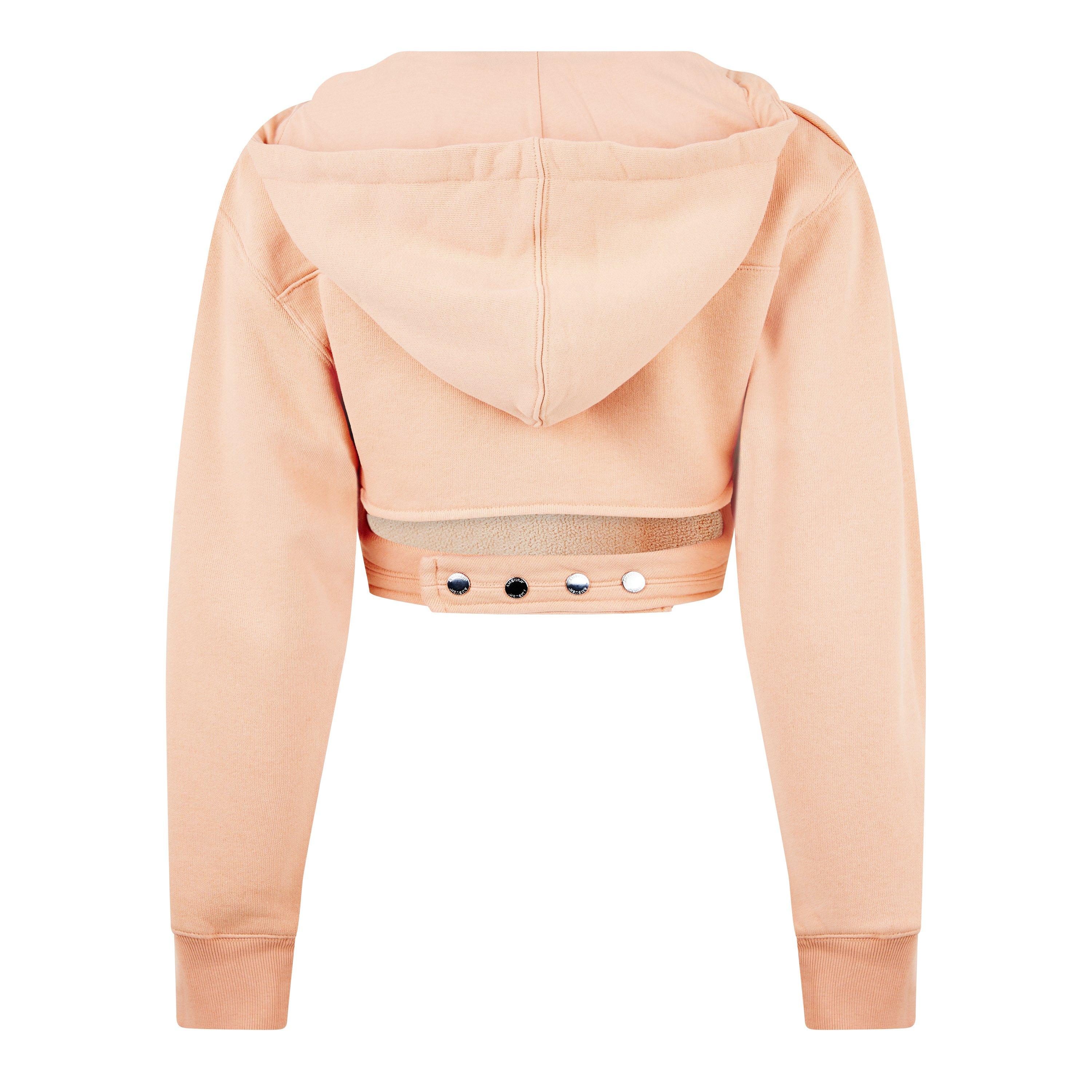 Wrap Cropped Hoodie