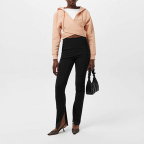 Wrap Cropped Hoodie