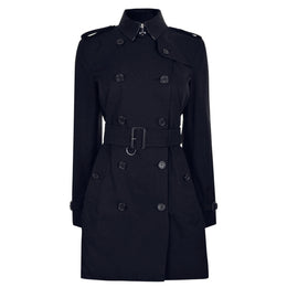 Kensington Water-Resistant Cotton Mid-Length Trench Coat