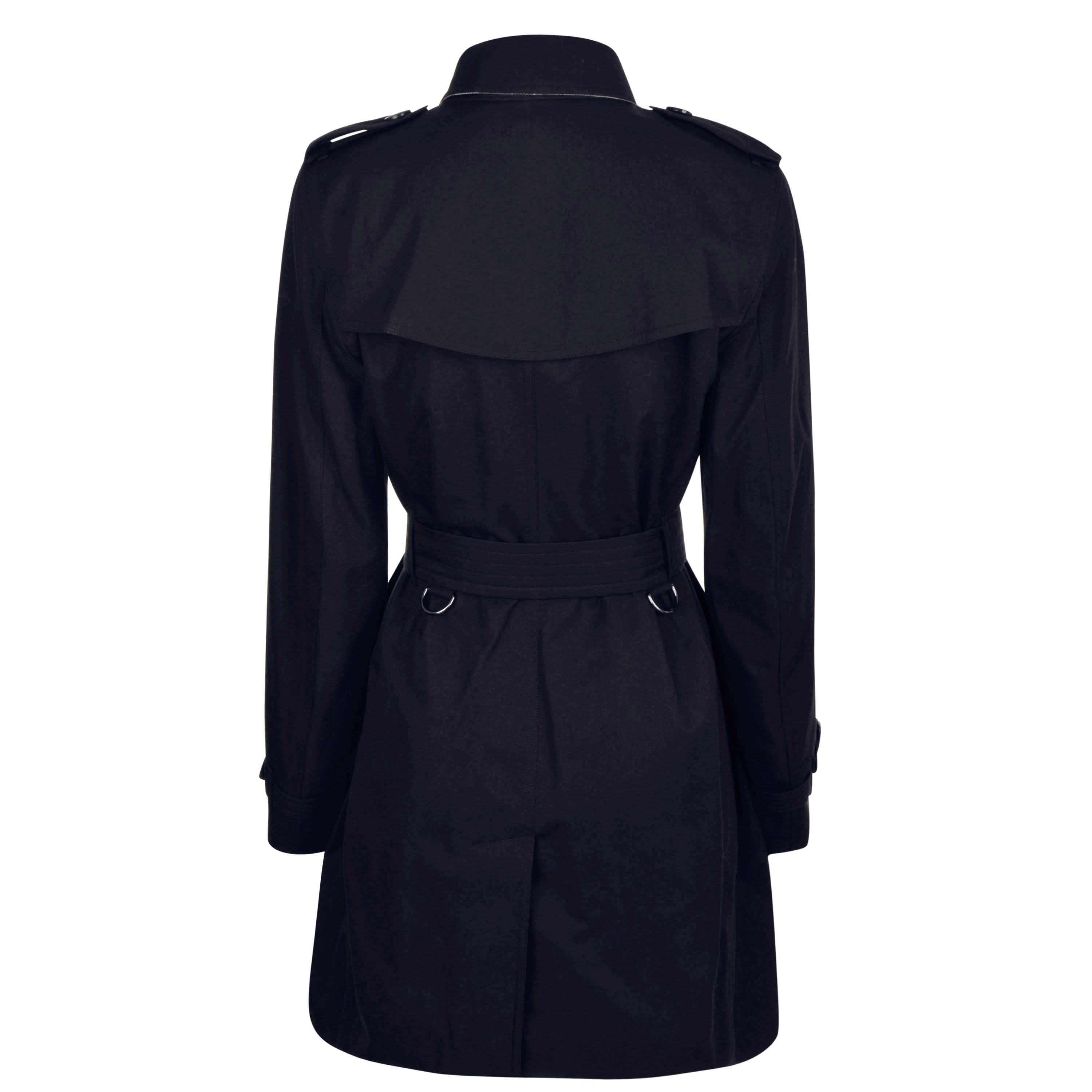 Kensington Water-Resistant Cotton Mid-Length Trench Coat