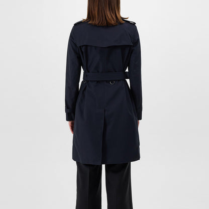Kensington Water-Resistant Cotton Mid-Length Trench Coat