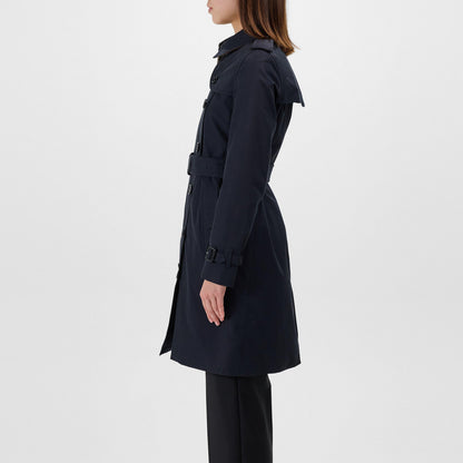Kensington Water-Resistant Cotton Mid-Length Trench Coat