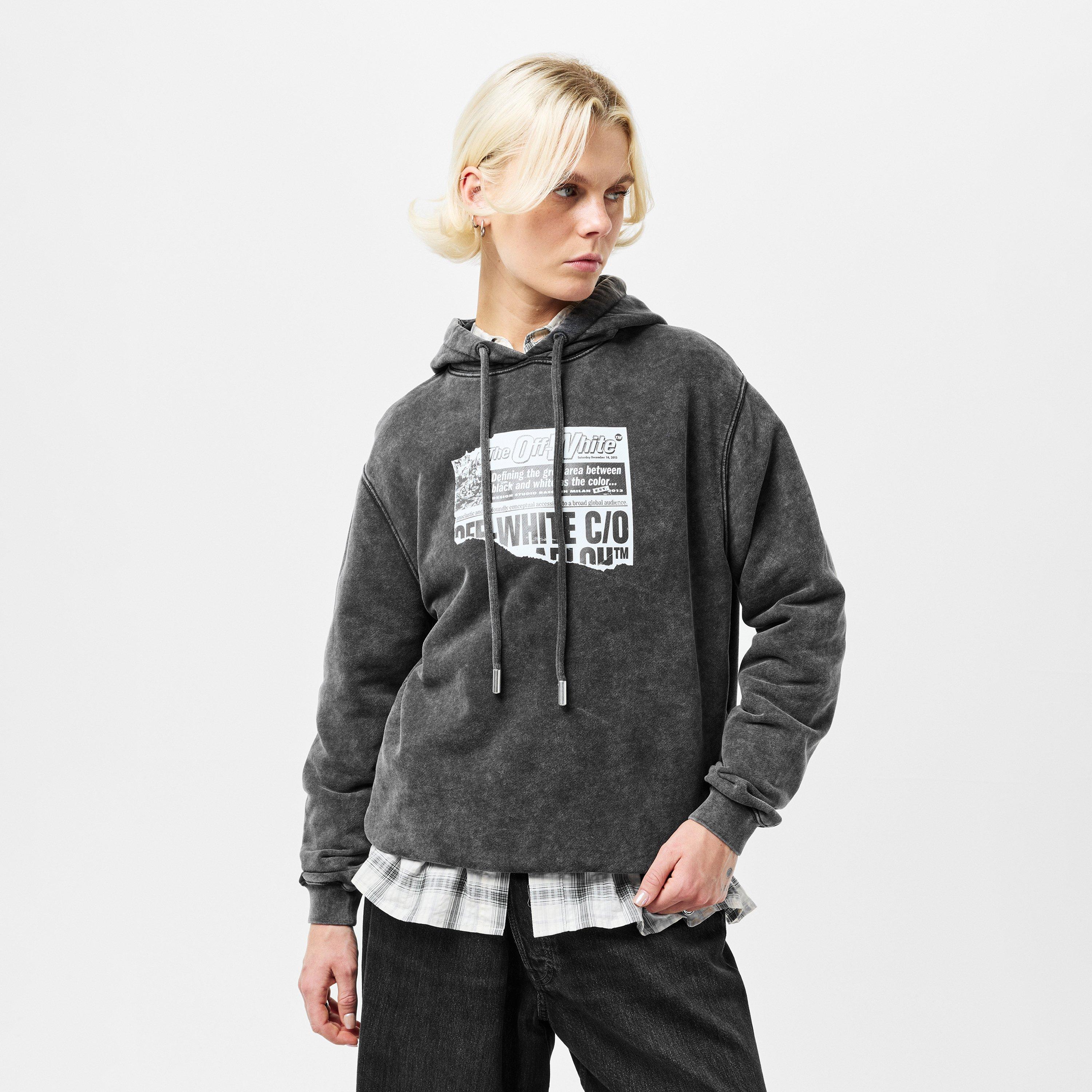 News Pull Over Oversized Hoodie