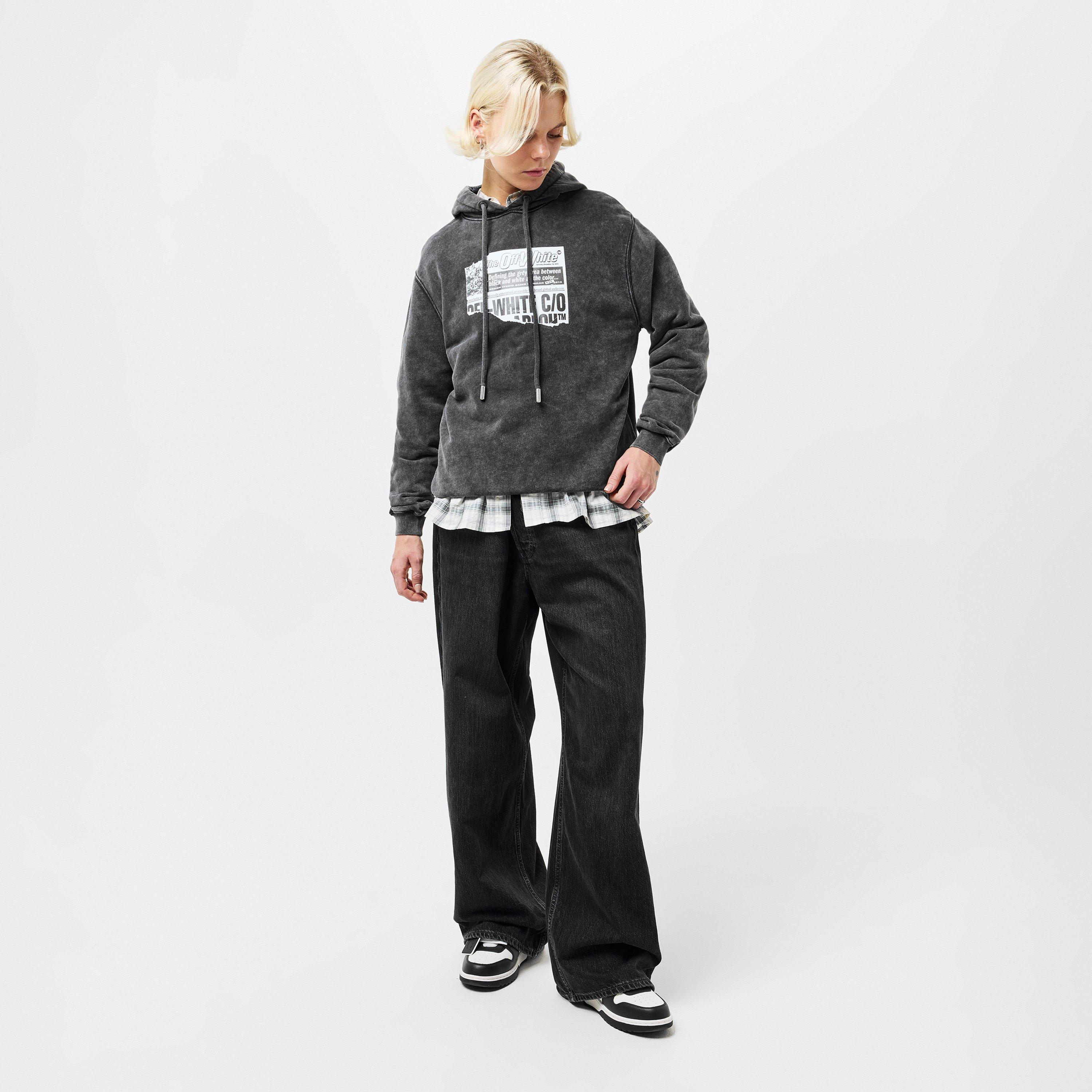 News Pull Over Oversized Hoodie
