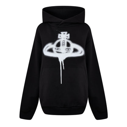 Logo Cotton Spray Orb Overhead Hoodie