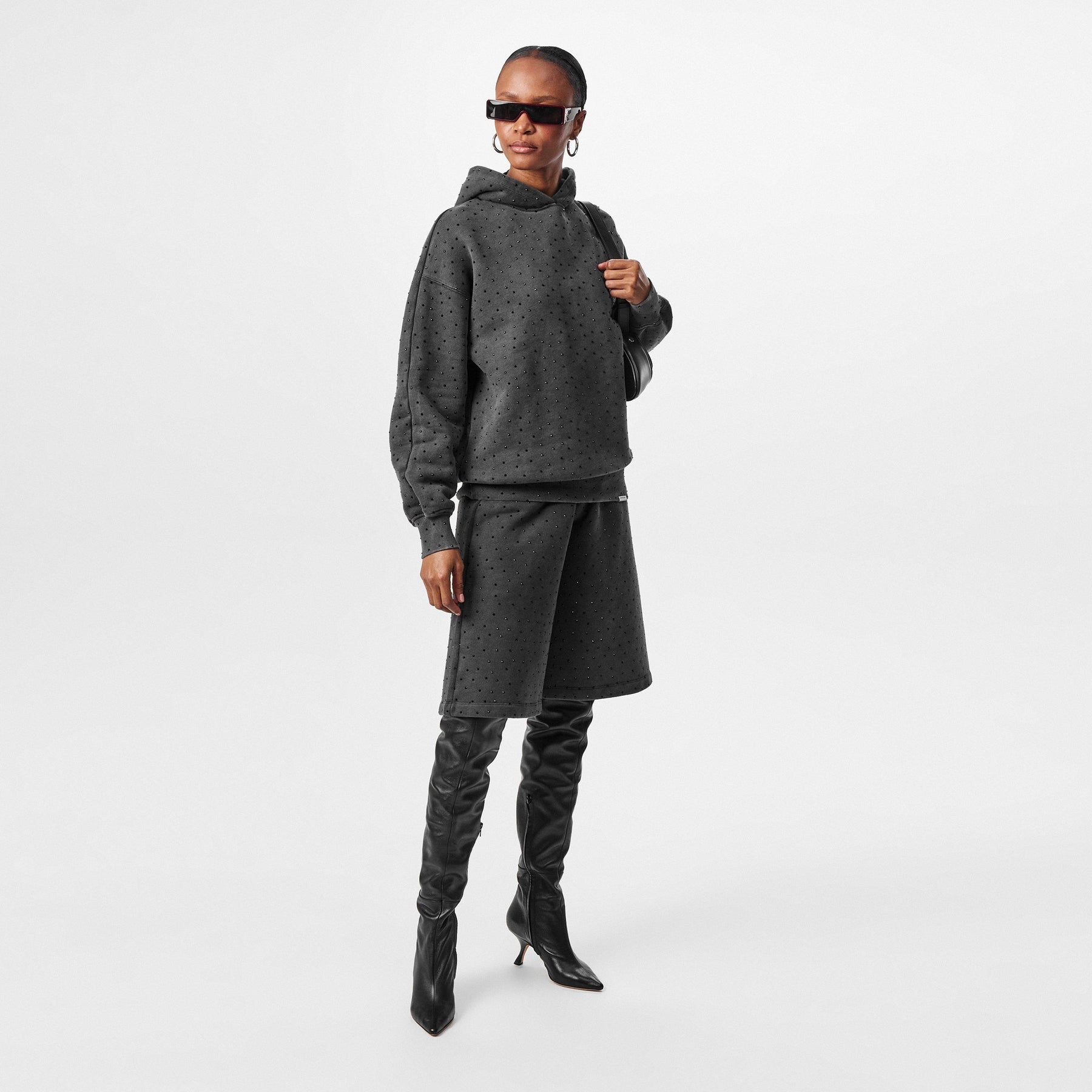 Women's Rep Spark Oversized Slouchy Design Hoodie