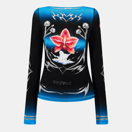Blade Long Sleeve Off Shoulder Top