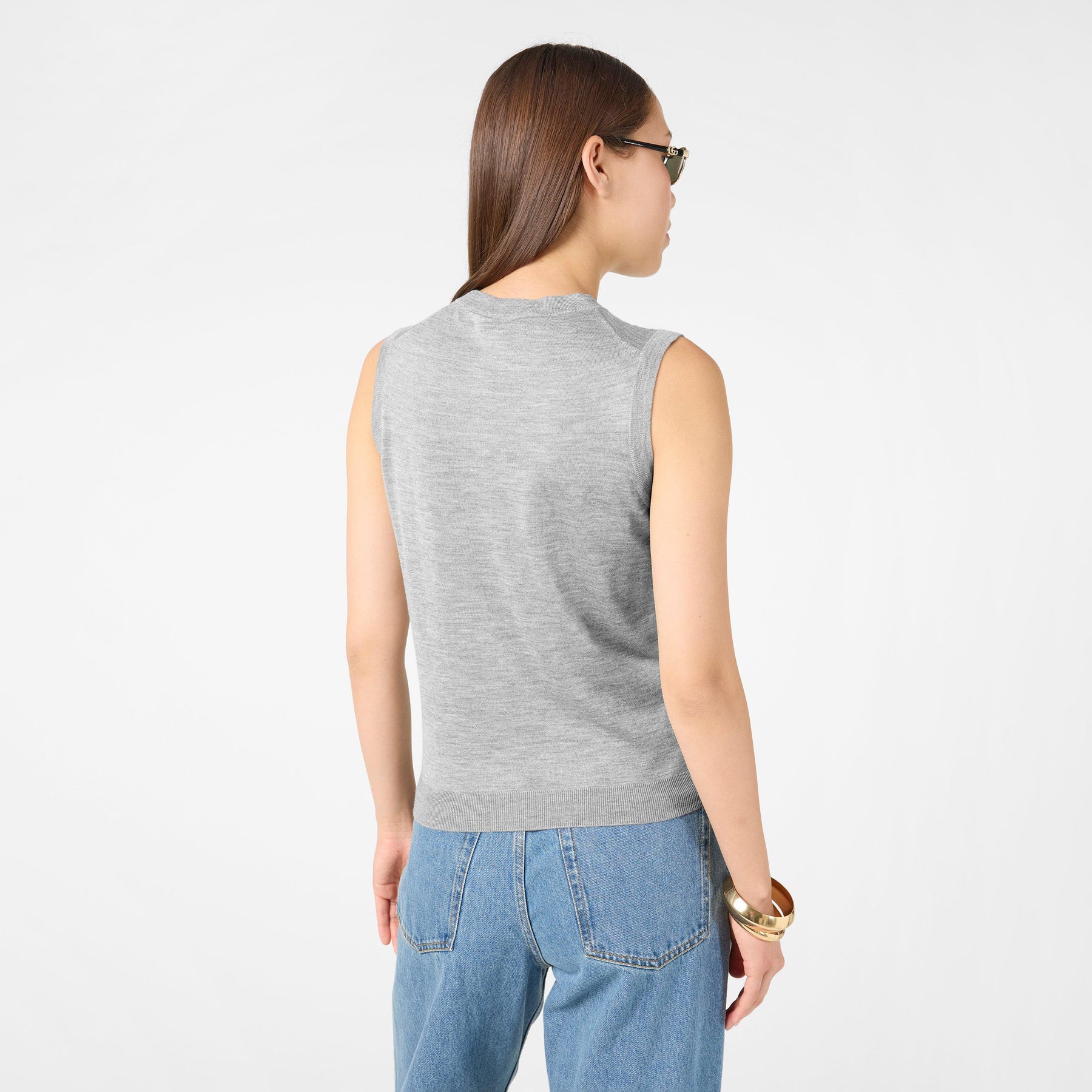 Cashmere Silk Sleeveless Top