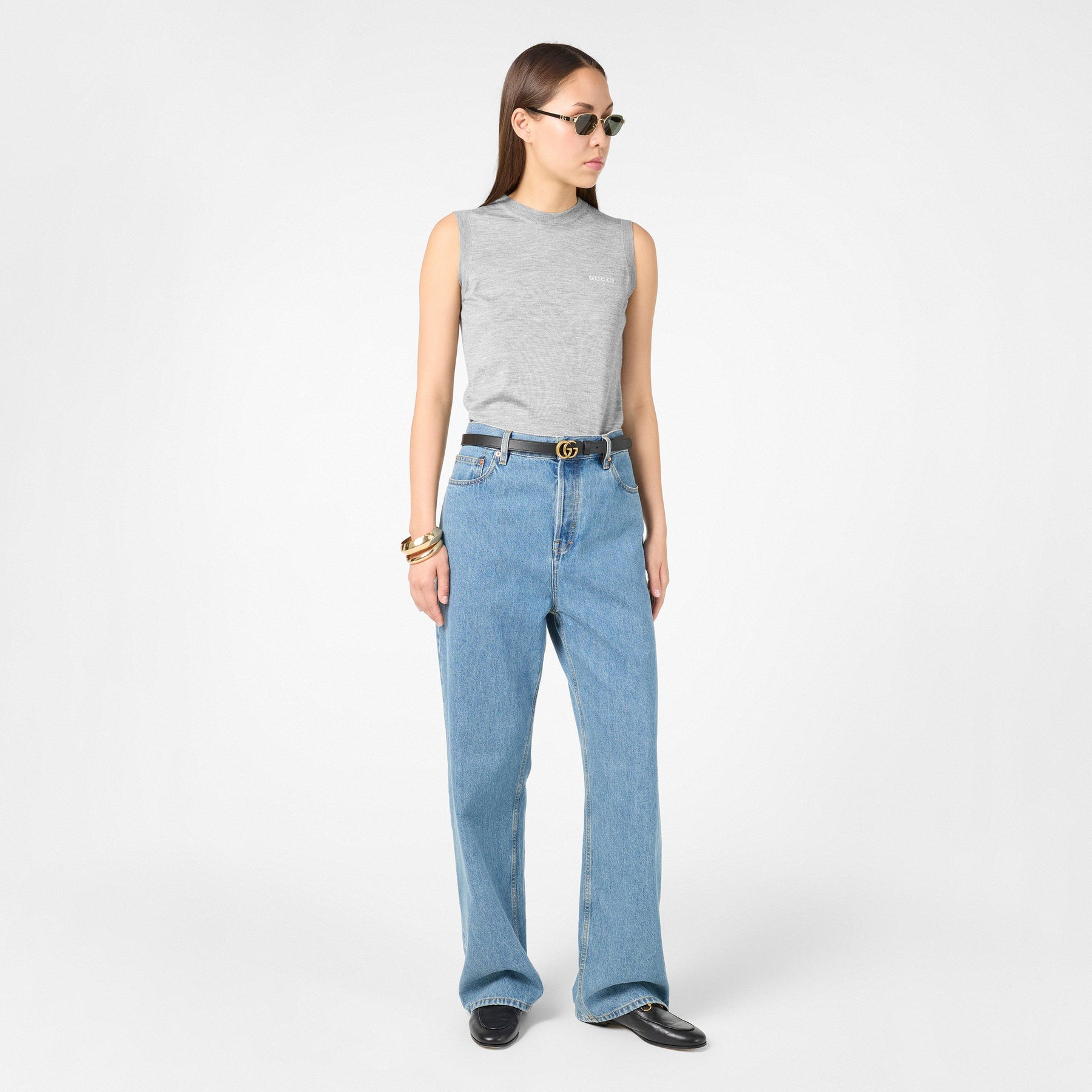 Cashmere Silk Sleeveless Top