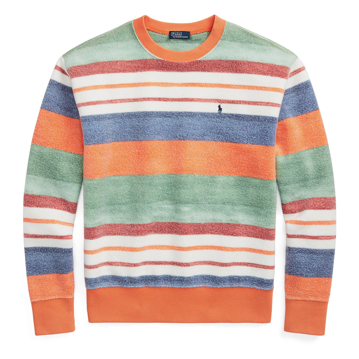 Striped Crew Sweater