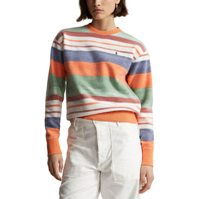 Striped Crew Sweater