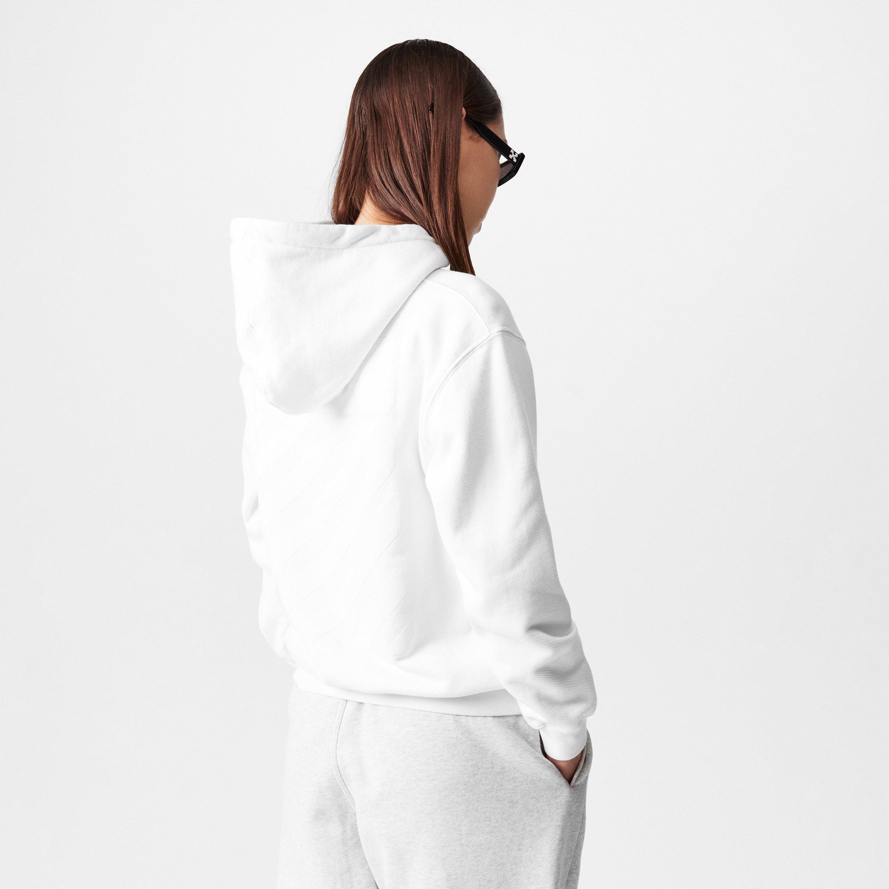 Women's  Diag Hoodie, Diag Design