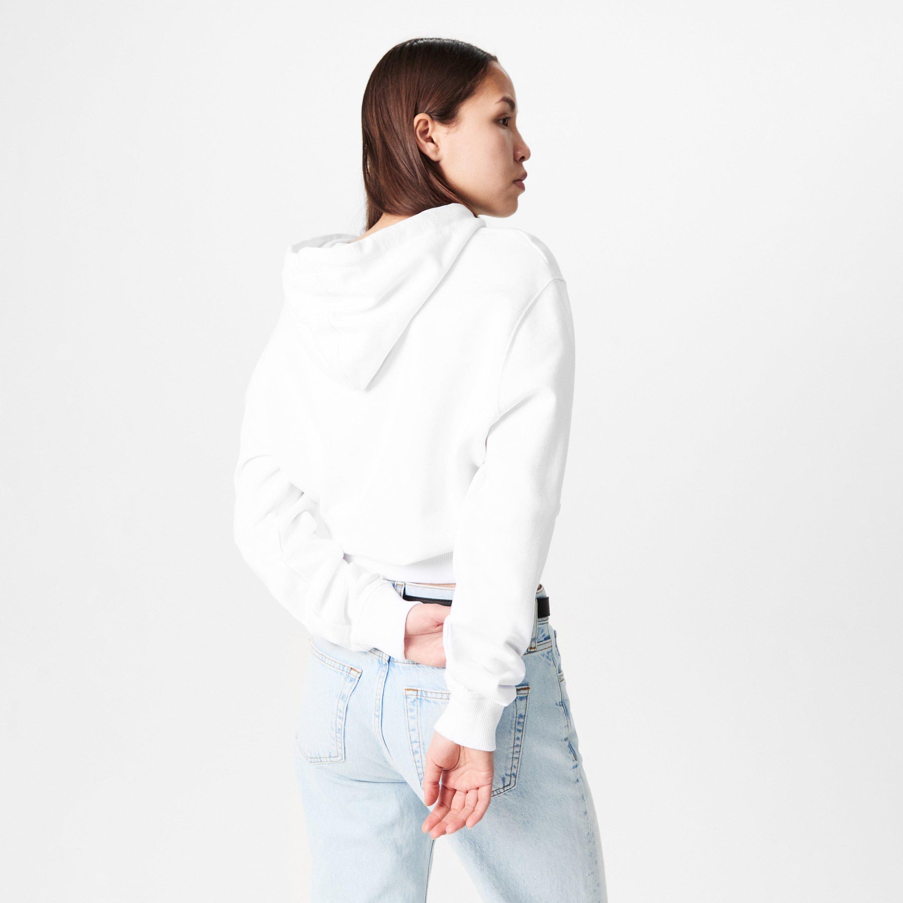 Off Cropped Hoodie Ld99