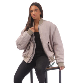 Women's  Denim Over Bomber Jacket