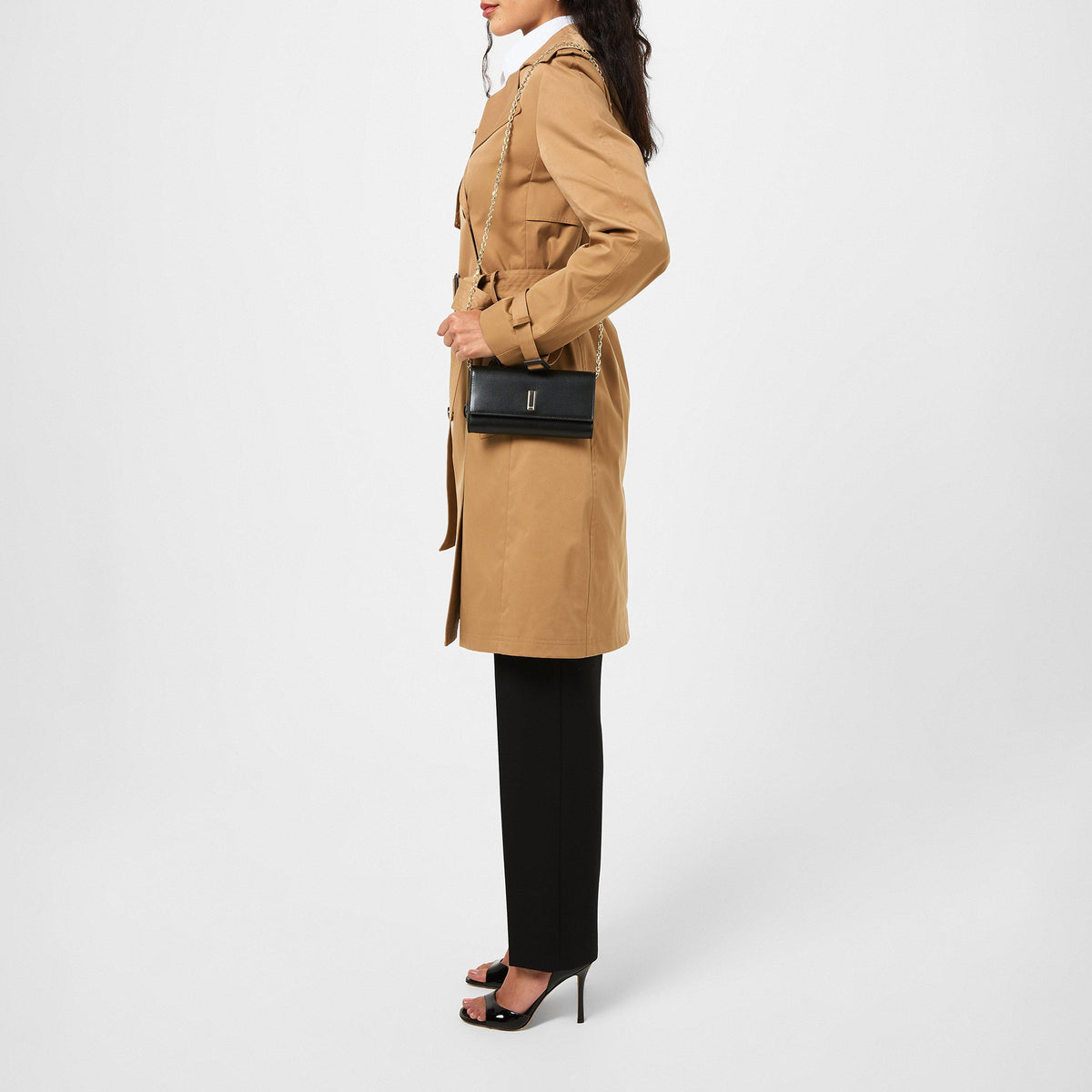 Womens Conry Double-breasted Trench Coat