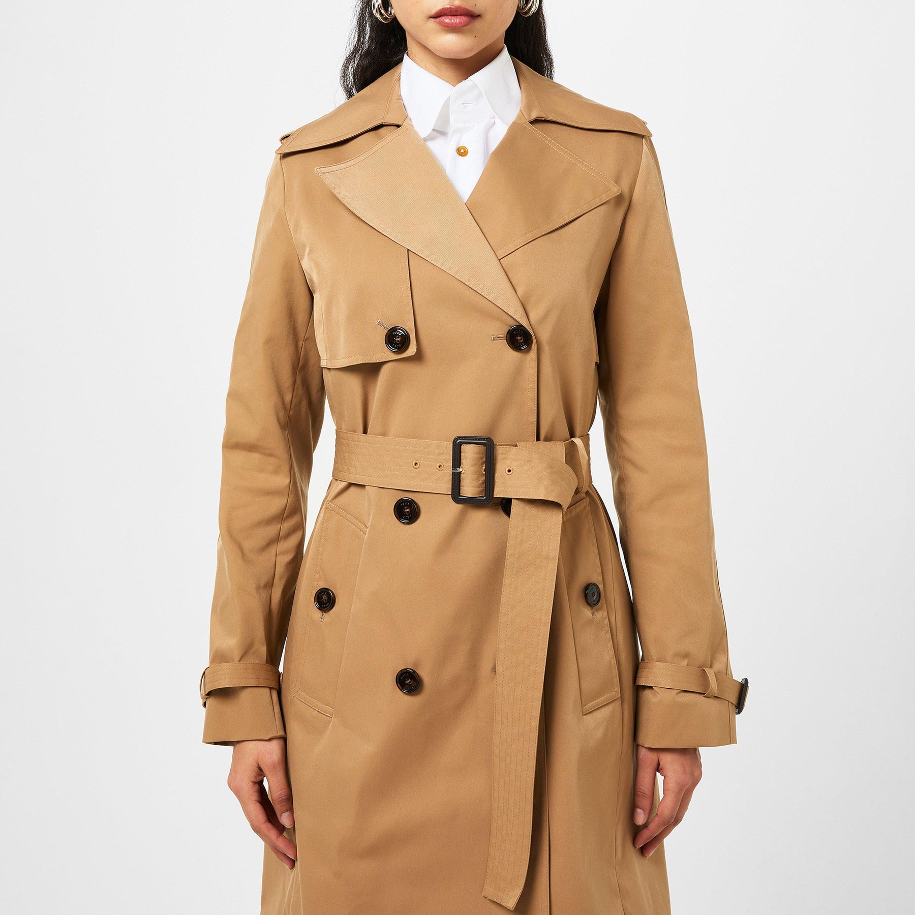 Womens Conry Double-breasted Trench Coat