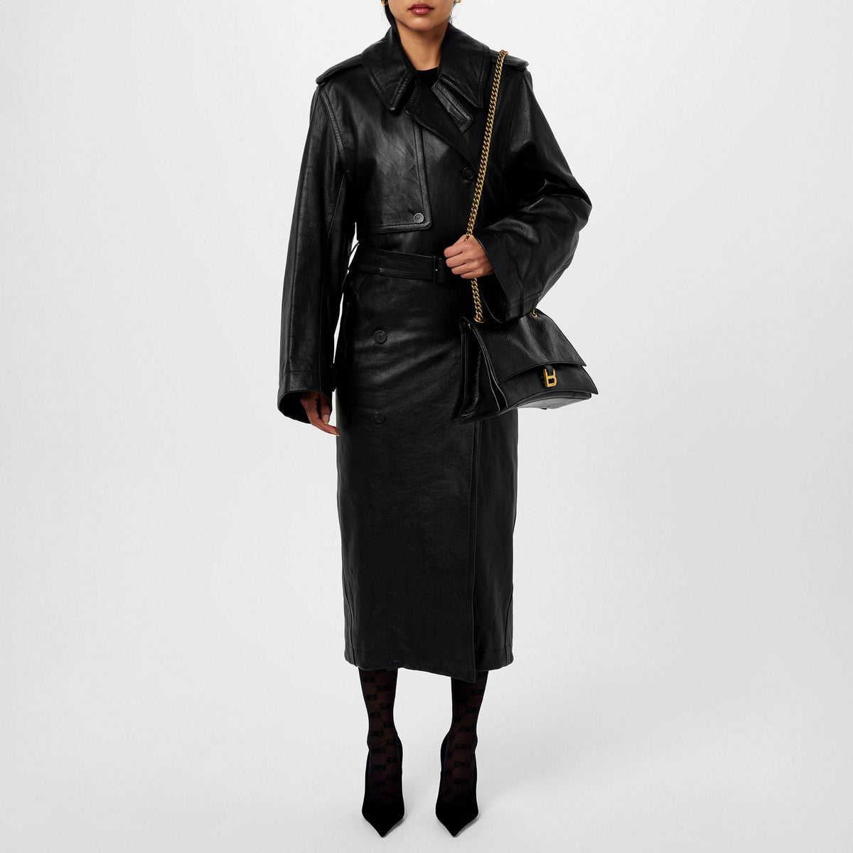 Leather Trench Coat