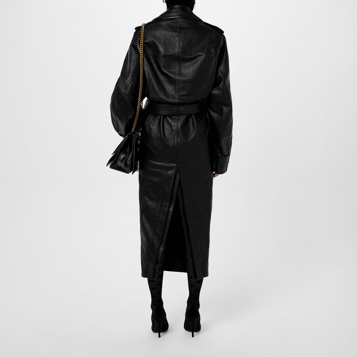 Leather Trench Coat