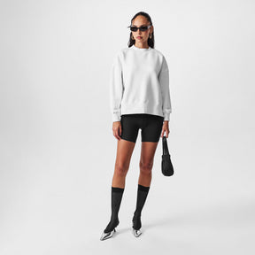 Classic Curved Logo Crew-Neck Sweater Ladies