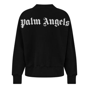 Classic Curved Logo Crew-Neck Sweater Ladies