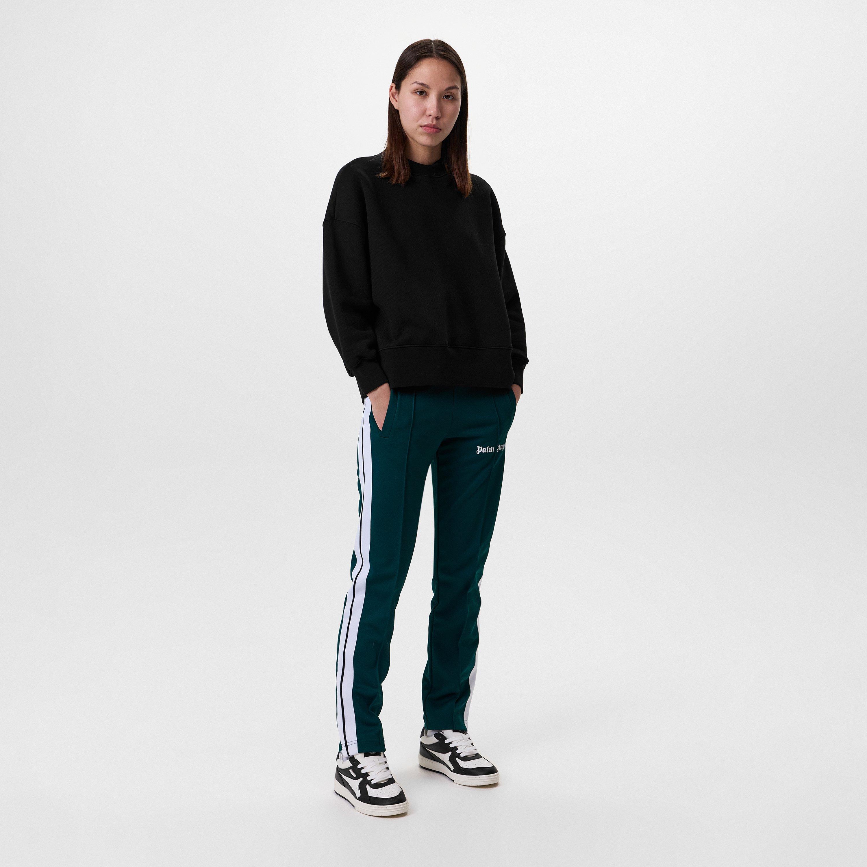Classic Curved Logo Crew-Neck Sweater Ladies