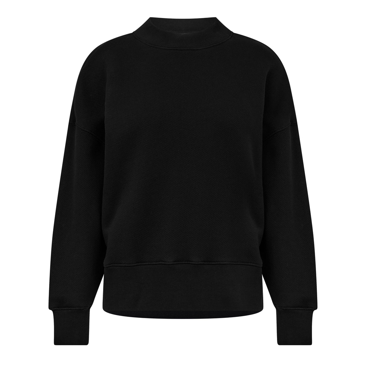 Classic Curved Logo Crew-Neck Sweater Ladies