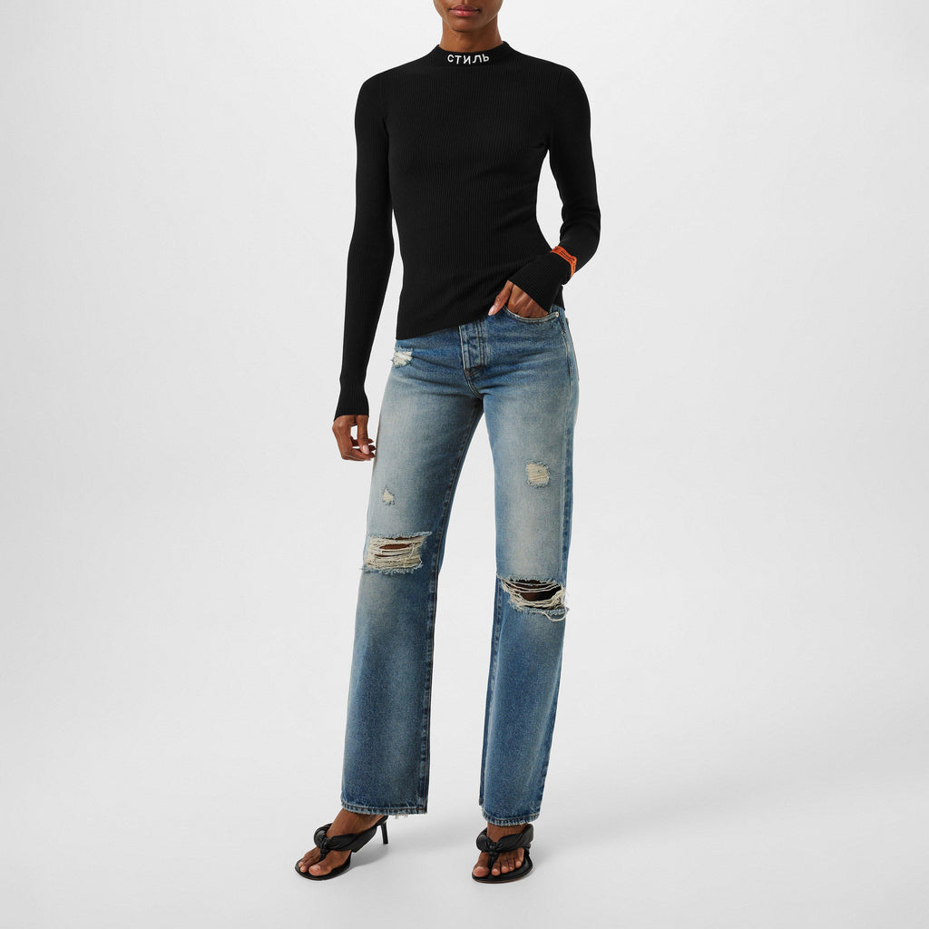 Turtleneck Long Sleeve Top