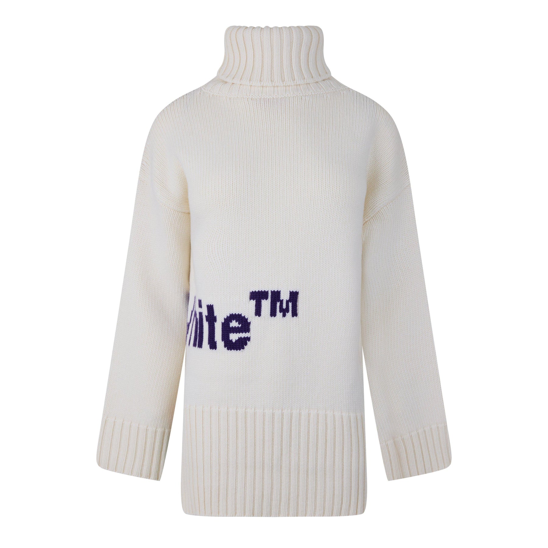 Women's Logo Intarsia Turtleneck Sweater