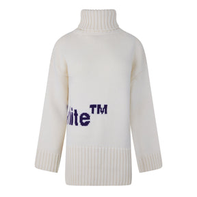 Women's Logo Intarsia Turtleneck Sweater