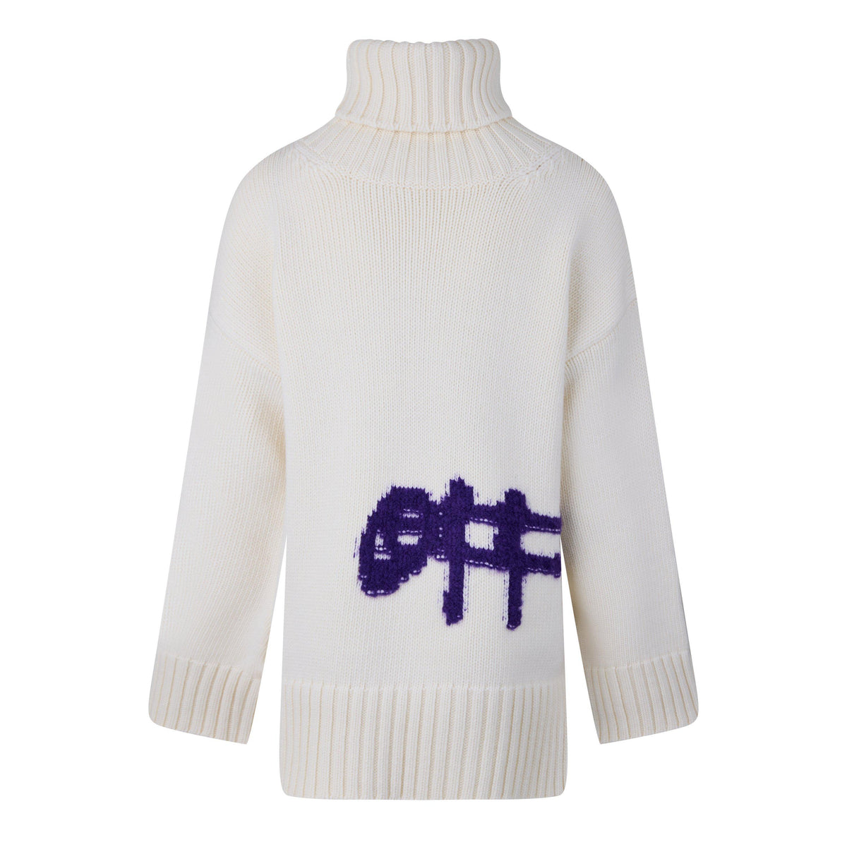 Women's Logo Intarsia Turtleneck Sweater