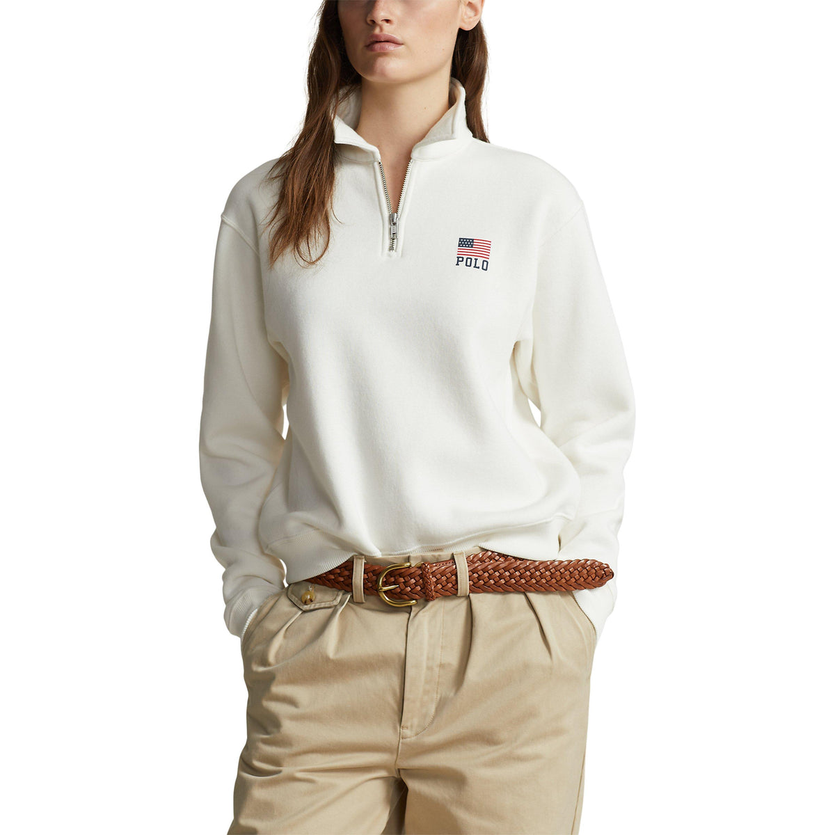 Logo Flag Quarter Zip