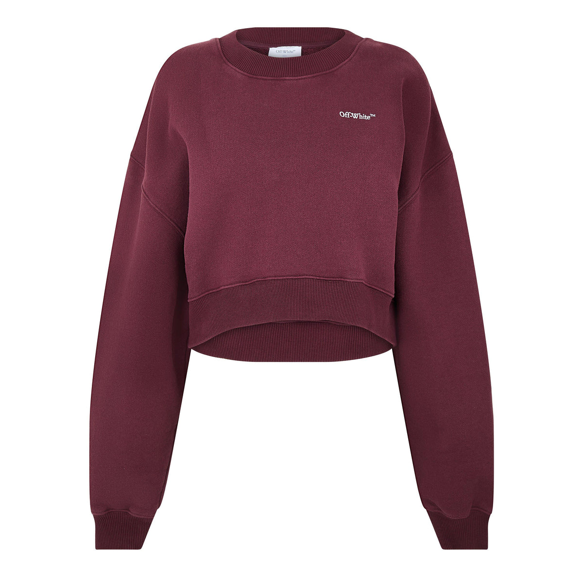 Cropped Crew Neck Sweatshirt