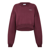 Cropped Crew Neck Sweatshirt