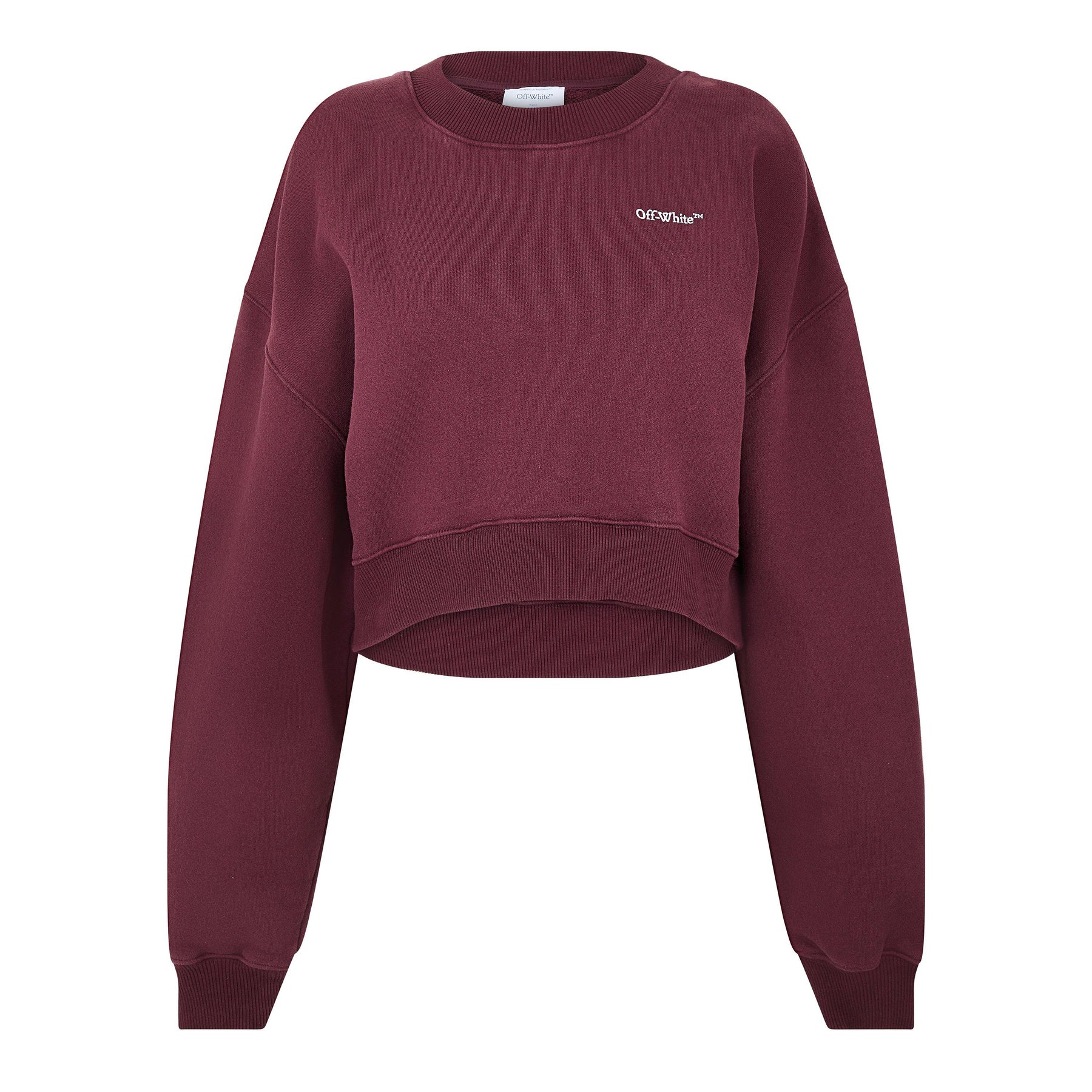 Cropped Crew Neck Sweatshirt