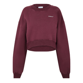 Cropped Crew Neck Sweatshirt