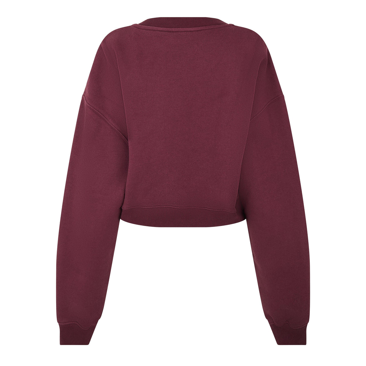 Cropped Crew Neck Sweatshirt