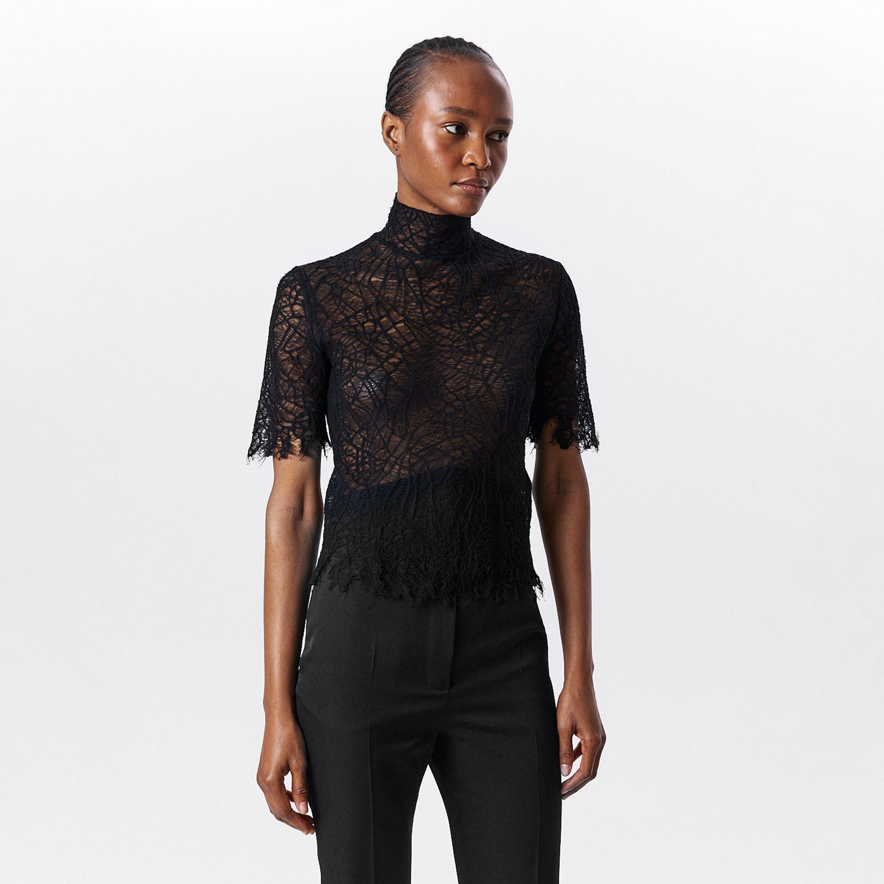 Alex Spider Lace Knitted Top
