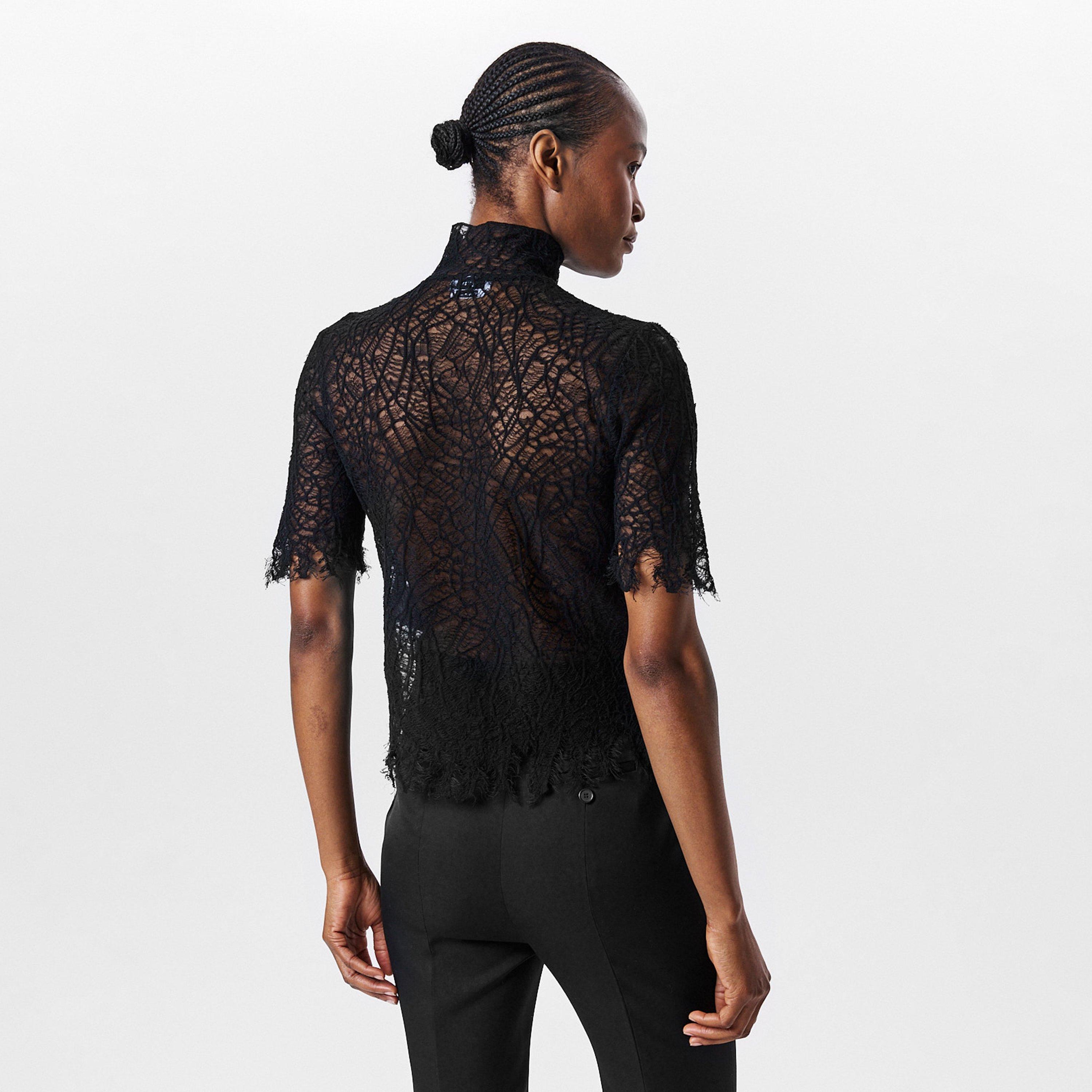 Alex Spider Lace Knitted Top