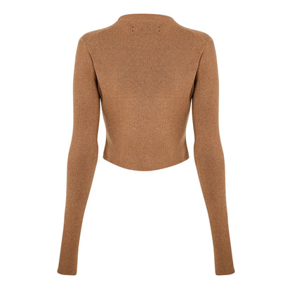 Embroidered Cropped Jumper