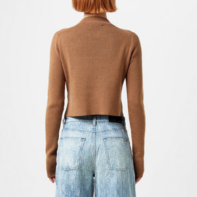 Embroidered Cropped Jumper