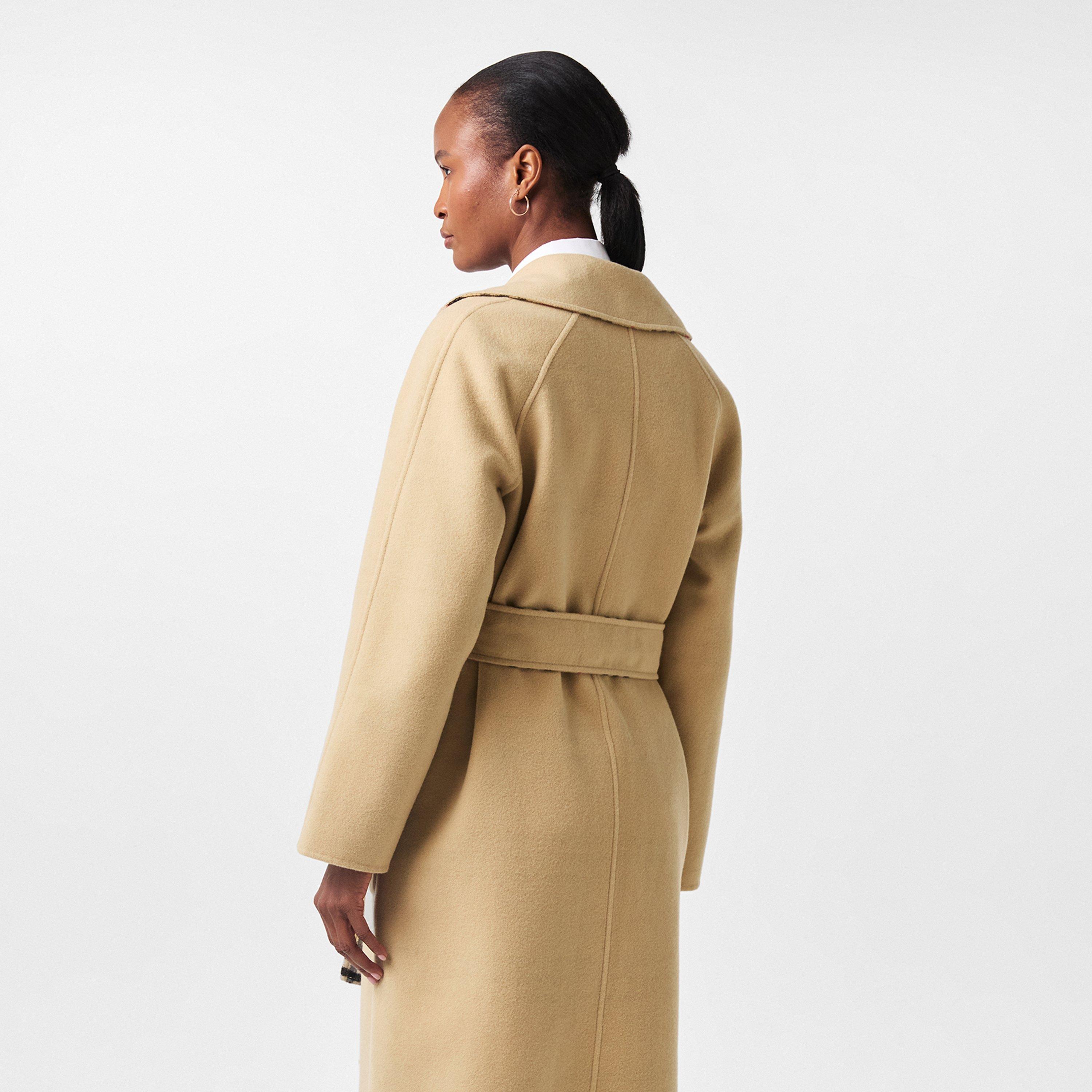 Women's Reversible Cashmere Trench Overcoat
