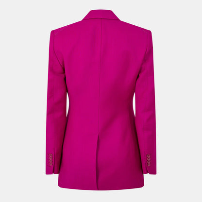 Leather Tailored Fit Jacket