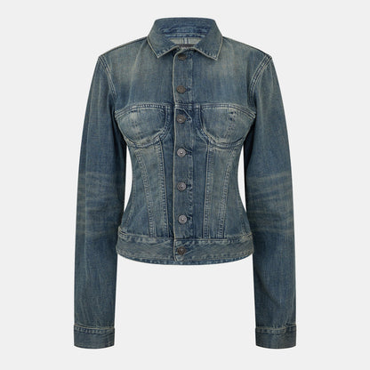 Women's Bal Corseted Denim Jacket