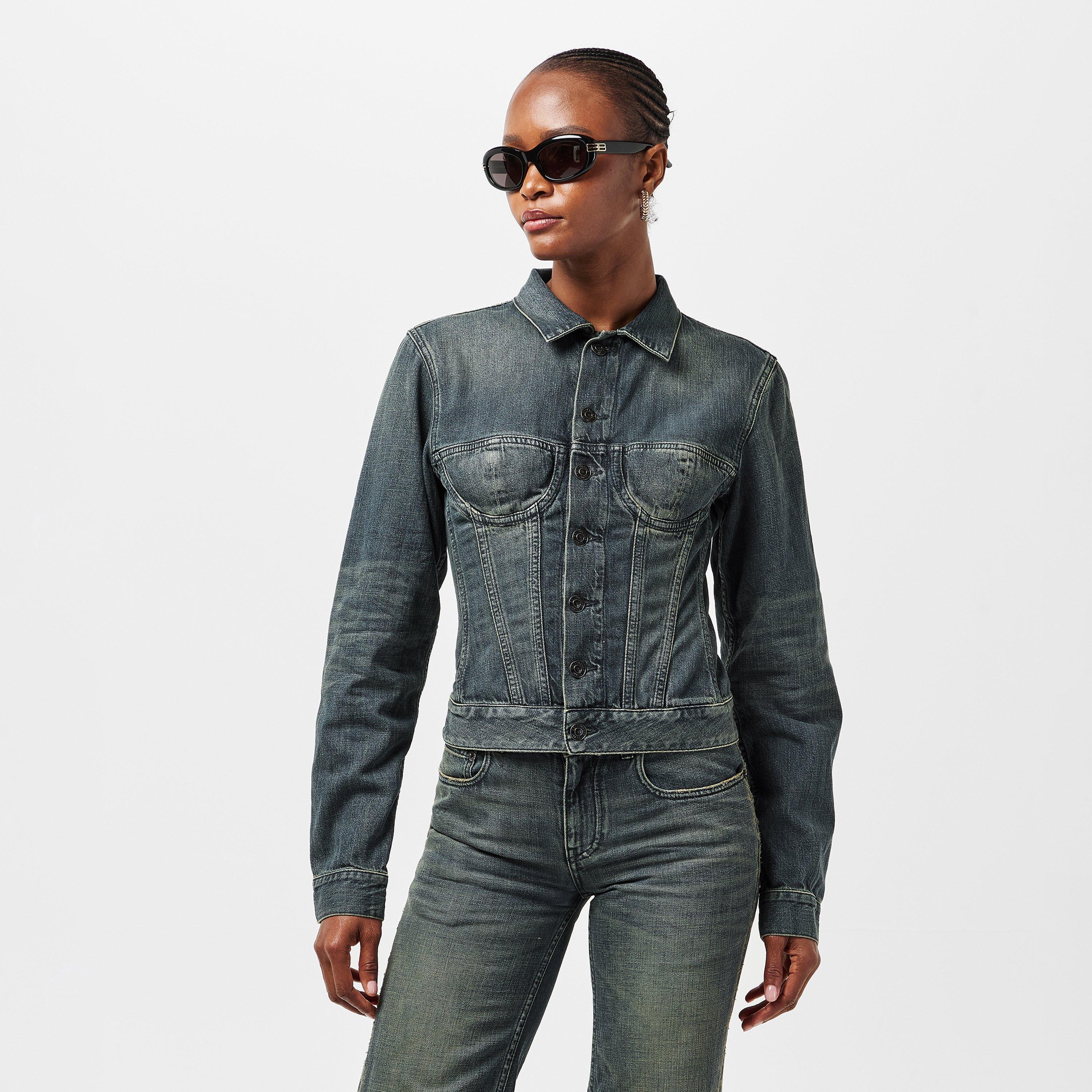 Women's Bal Corseted Denim Jacket