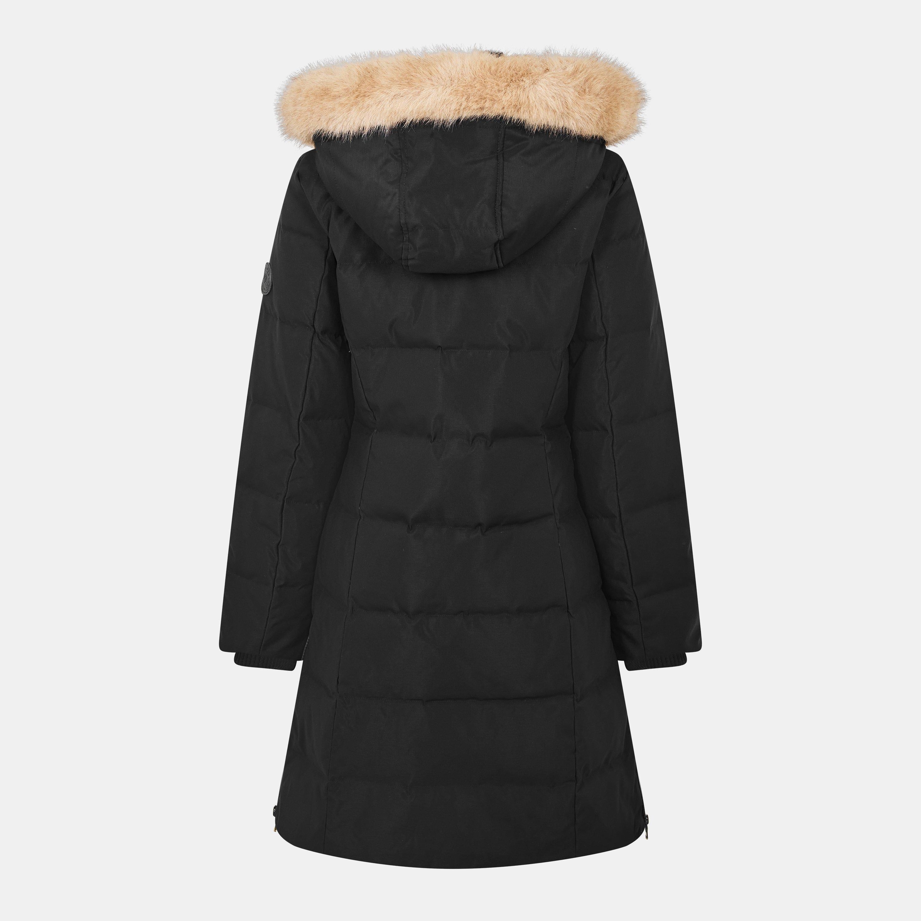 Fur Hood Medium Puffer Jacket