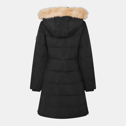 Fur Hood Medium Puffer Jacket