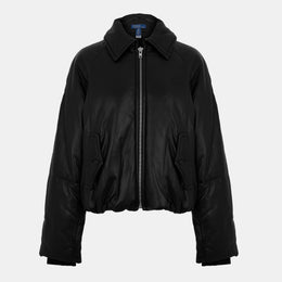 Women's Bomber Leather Jacket