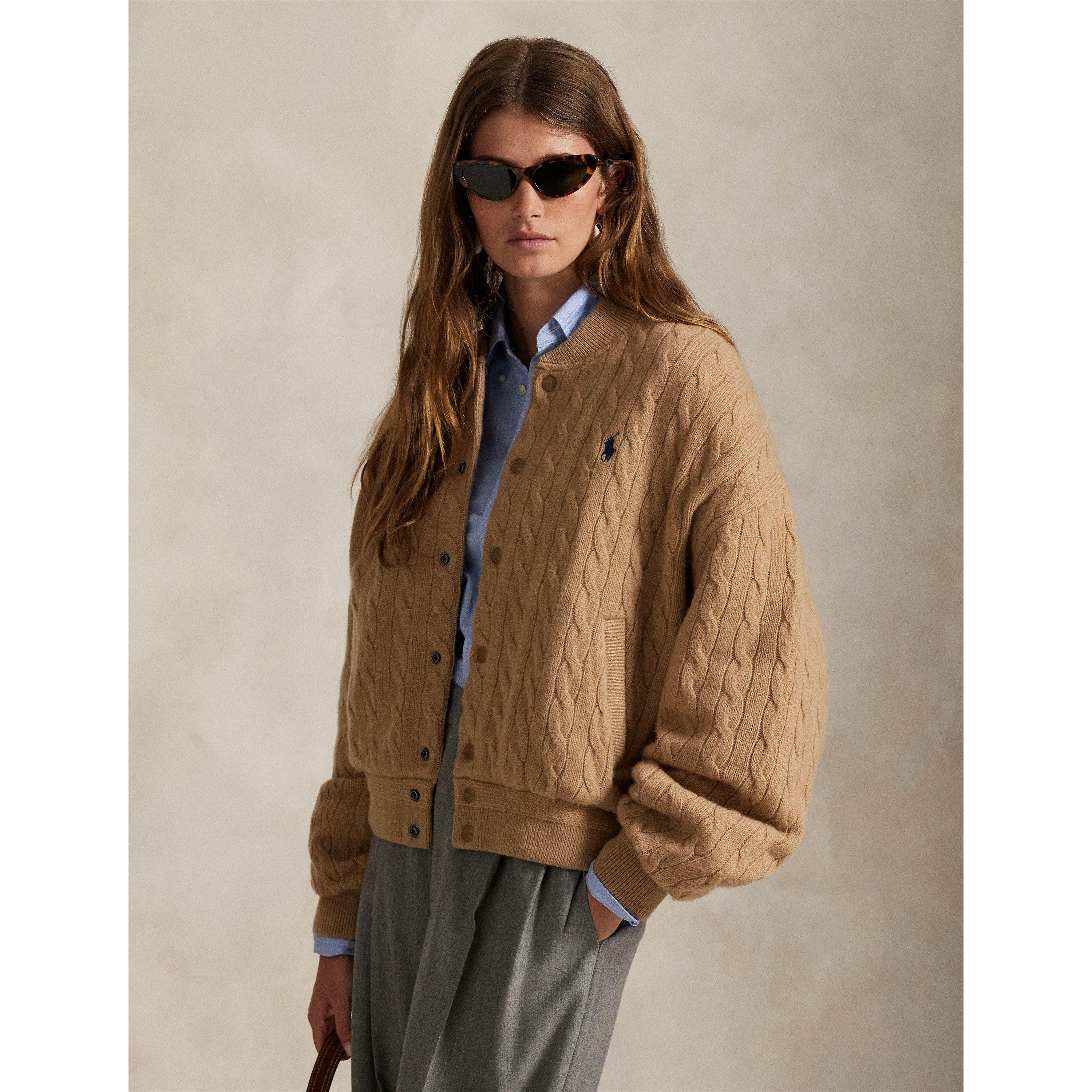 American Style Ribbed Trim Bomber Jacket