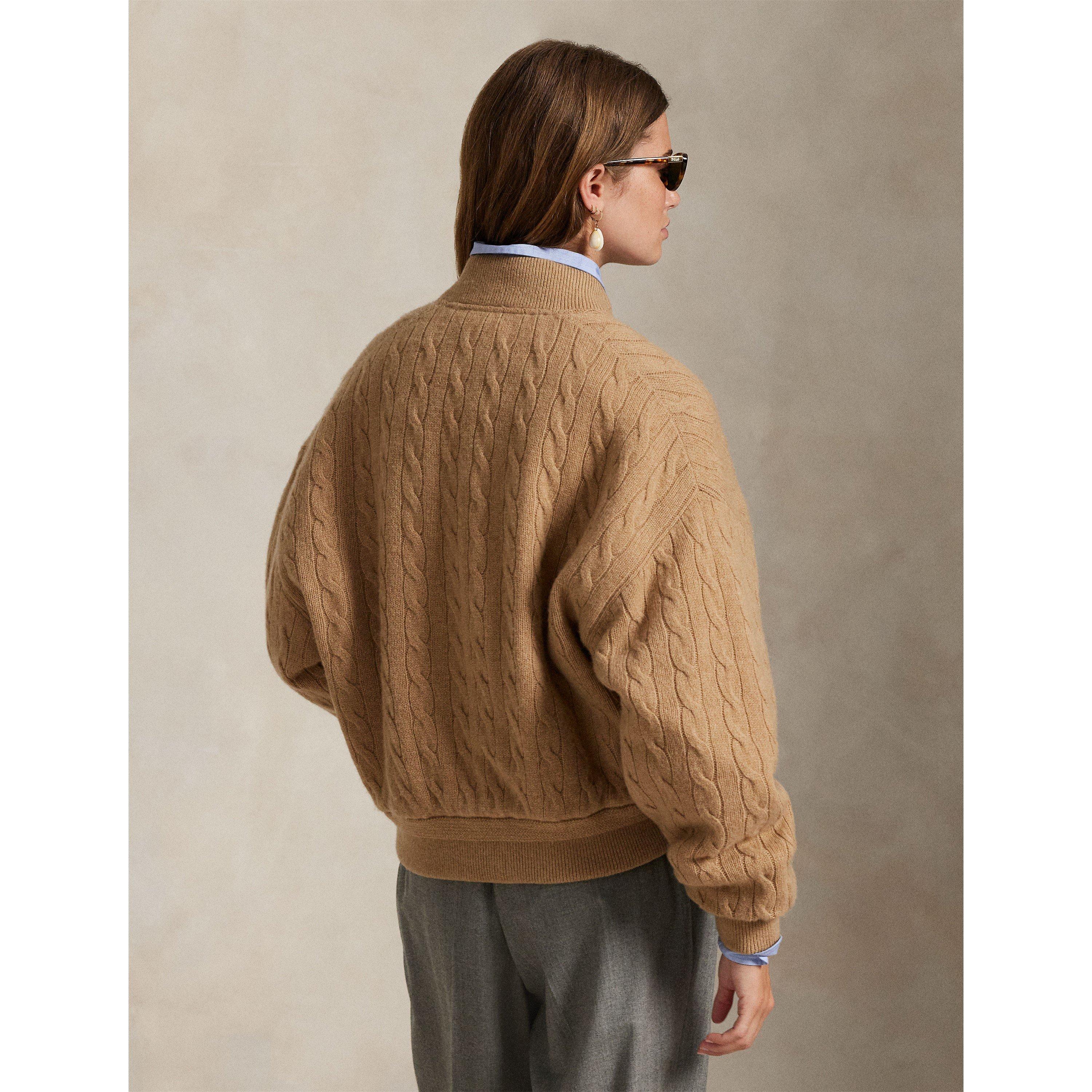 American Style Ribbed Trim Bomber Jacket
